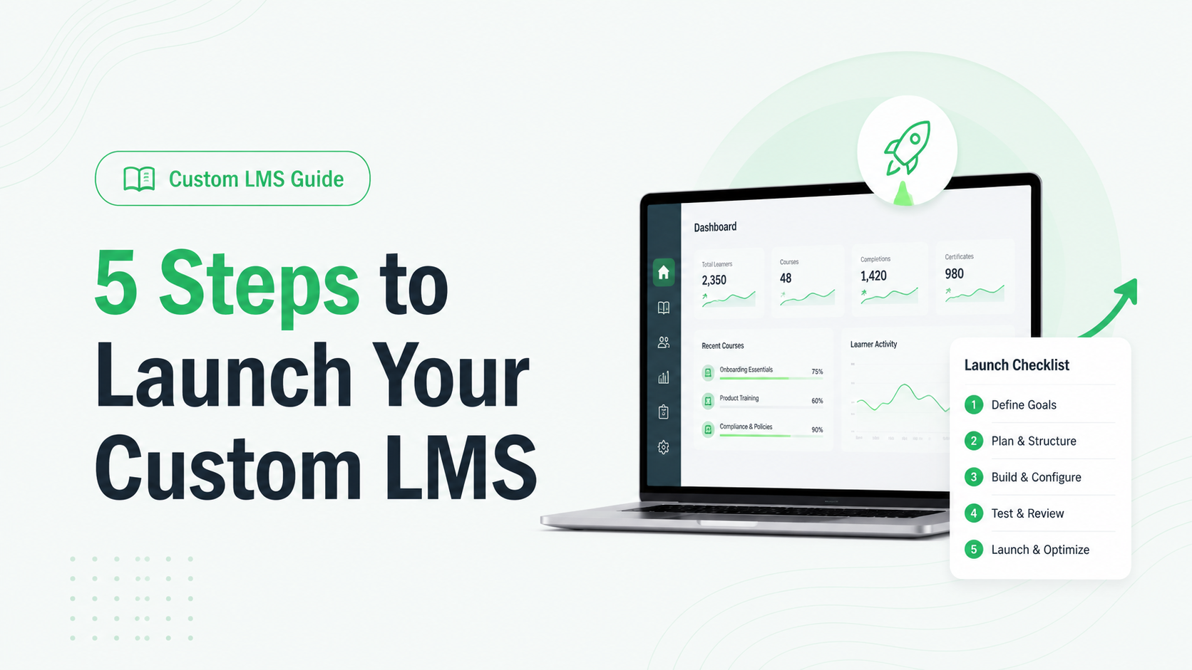Five steps to launch a custom LMS