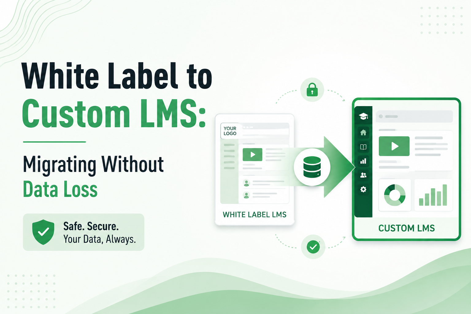 White-label to custom LMS migration without data loss
